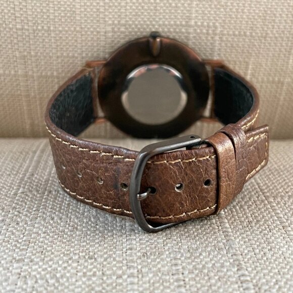 Fossil vintage watch Stone on Copper with Roman Numeral Mens Vintage - Picture 9 of 11